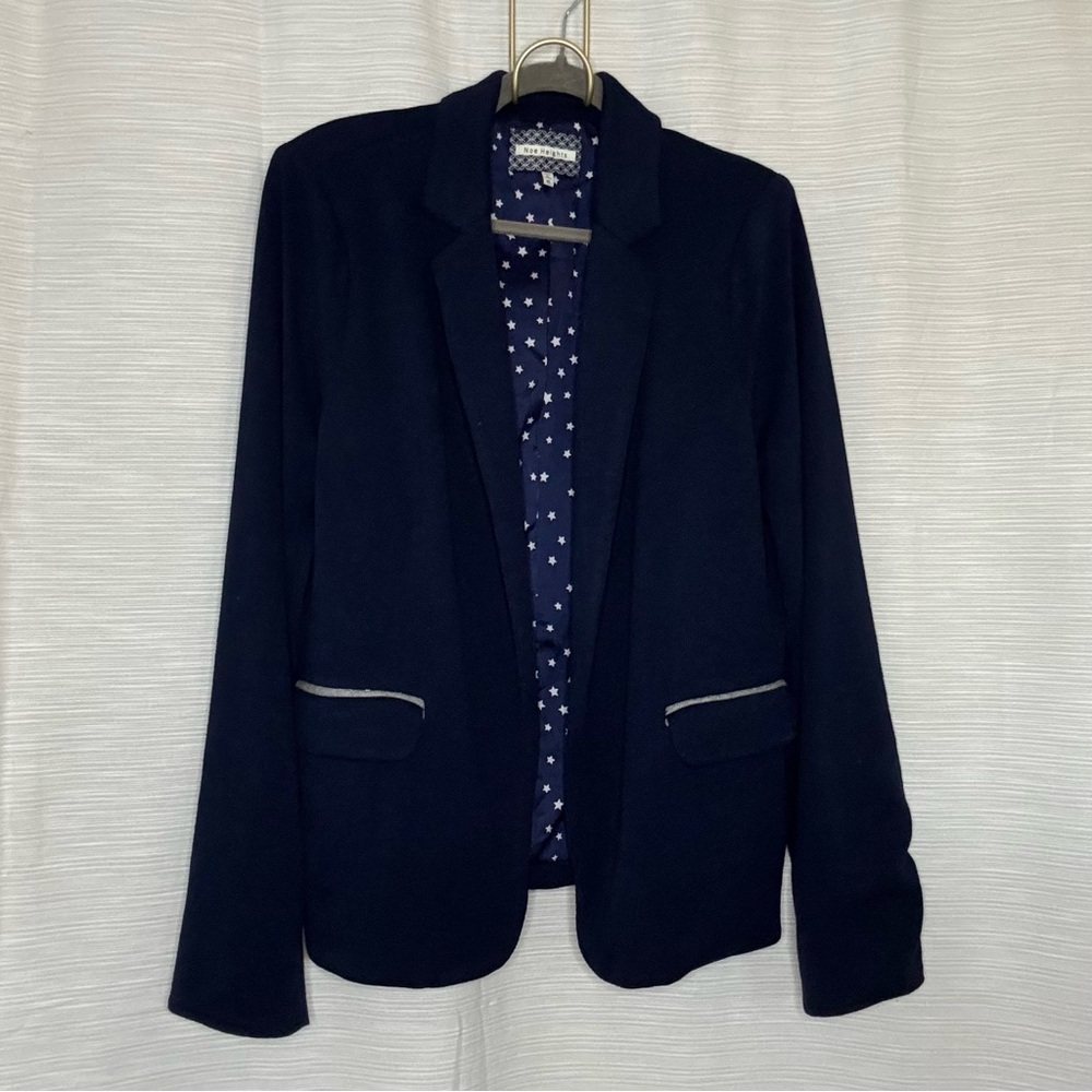 Classic Navy Blazer with Starry Lining